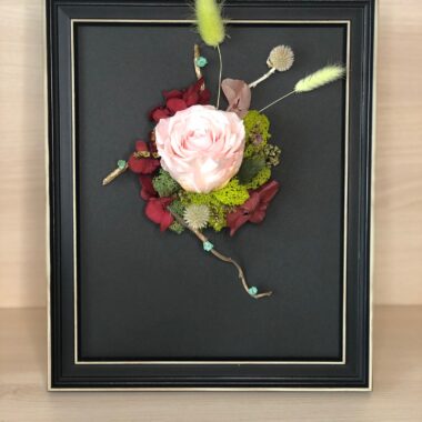 tablou cu trandafir criogenat roz(2)- kalia flowers
